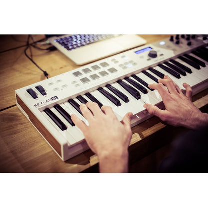 Arturia KeyLab Essential 61 61 key USB Midi White Keyboard Controller - Reco Music Malaysia