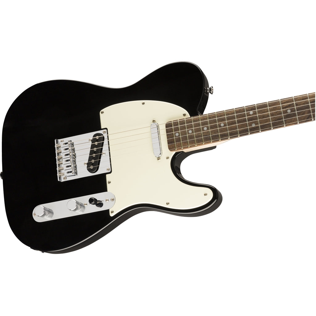 Fender Squier 0370045506 Bullet Telecaster Electric Guitar Laurel Fingerboard, Black - Reco Music Malaysia