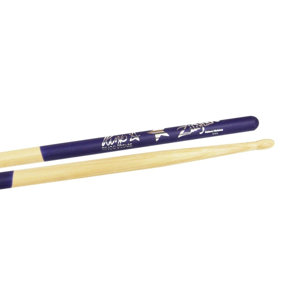 Zildjian ZASRS Ringo Starr Artist Series Drumstick with Purple DIP Grip【MADE IN USA】- Reco Music Malaysia