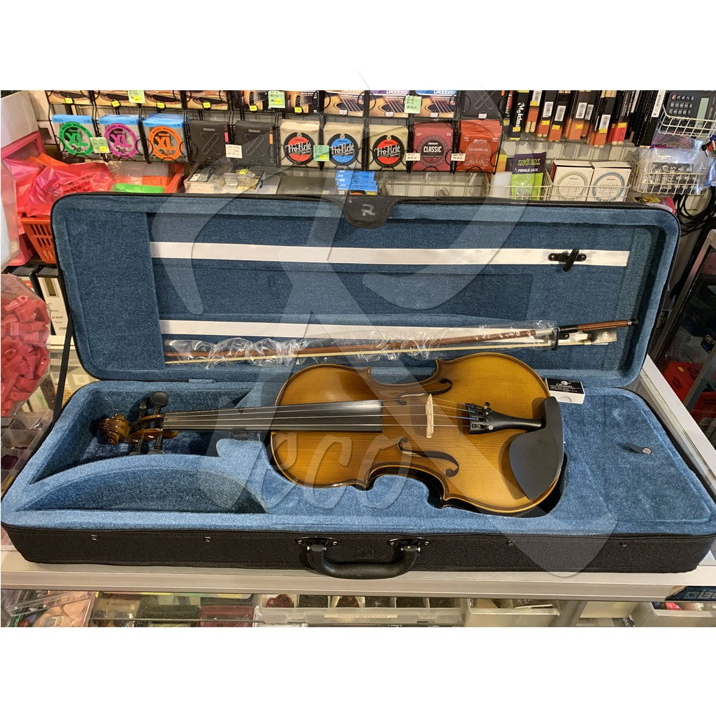 Carlo Magdini VS100 Violin with Case Bow Rosin (VS 100 VS-100) - Reco Music Malaysia