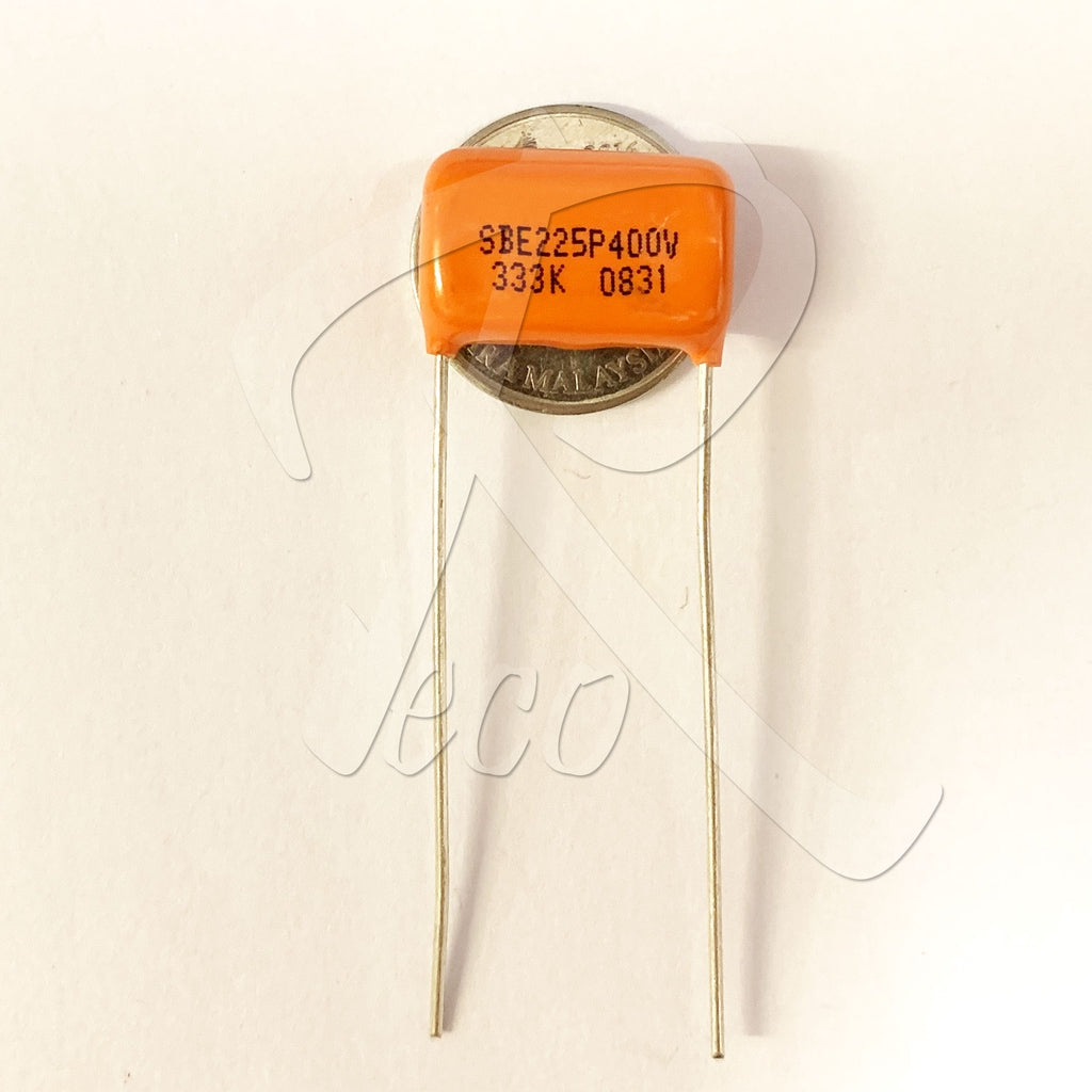 Sprague Guitar Orange Drop Capacitor Tone Caps CDE225P 333K 0.033UF 100V - Reco Music Malaysia