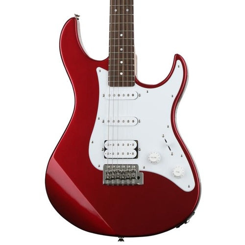 Yamaha PAC012 HSS Pacifica Electric Guitar With Tremolo, Metallic Red - Reco Music Malaysia