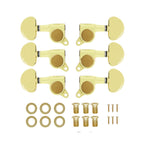 Alice AD-016JP Gold Plated Acoustic Guitar Machine Head SET 3+3 Tuning Peg Tuner Diecast Machine Head 3R3L - Reco Music Malaysia