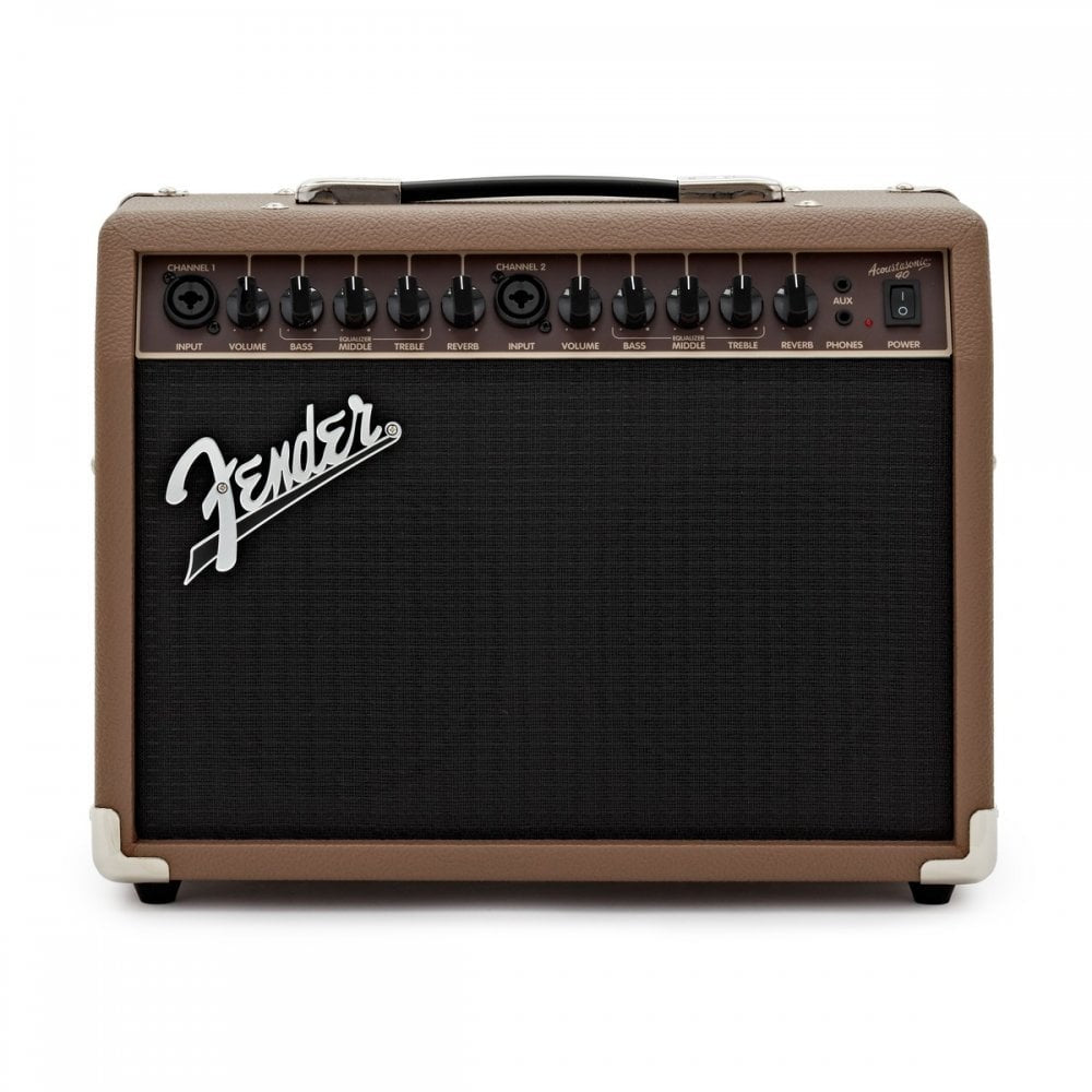 Fender 2314200000 Acoustasonic 40 40W Acoustic Guitar Amplifier - Reco Music Malaysia