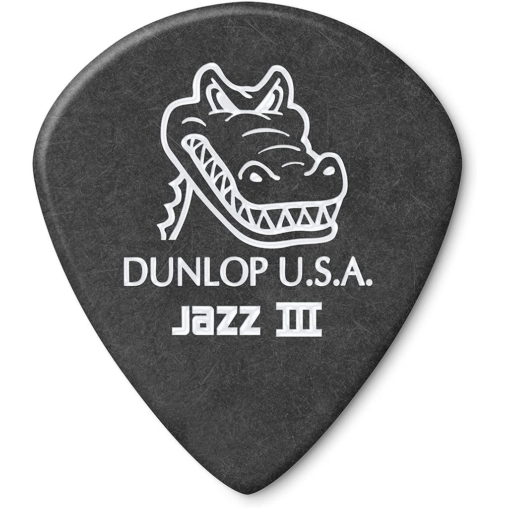 Jim Dunlop 571P140 Gator Grip Jazz III Guitar Picks Pack 1.4MM 6-Pack - Reco Music Malaysia