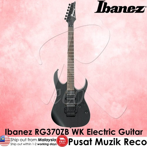 Ibanez RG370ZB-WK Electric Guitar, Weathered Black (Made In Indonesia) - Reco Music Malaysia