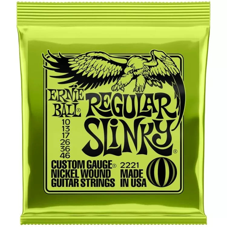 Ernie Ball 2221 Regular Slinky Nickel Wound Electric Guitar String 1046 | Reco Music Malaysia