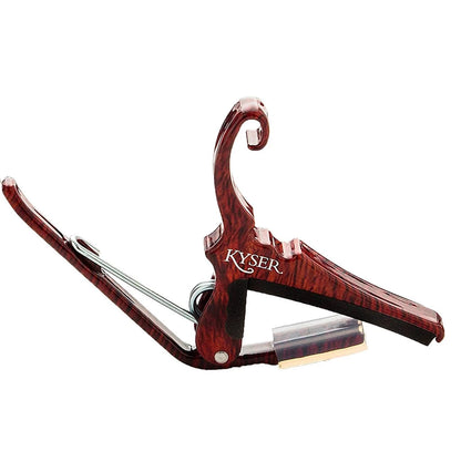 Kyser KG6RWA Quick Change Acoustic Guitar Capo Rosewood Design - Reco Music Malaysia