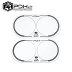 PDH B004/WH WHITE Double Bass Drum Pedal Pedal Pad Kick Pad Patch Head Protection - Reco Music Malaysia