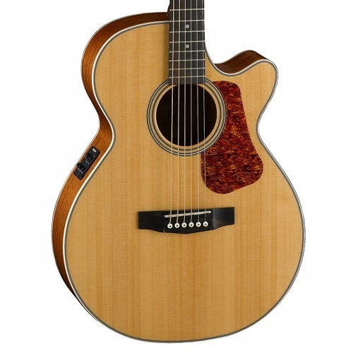 Cort L100F Solid Top Semi Acoustic Guitar With Bag | Reco Music Malaysia