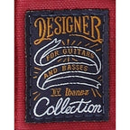 Ibanez DCS50-WR Wine Red Designer Collection Guitar Strap - Reco Music Malaysia