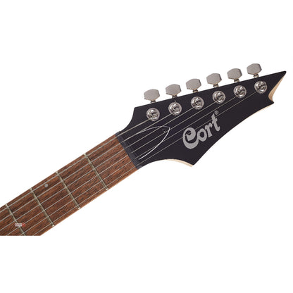 Cort X100 OPBB Open Pore Black Cherry Burst 24 Frets Electric Guitar with Bag - Reco Music Malaysia