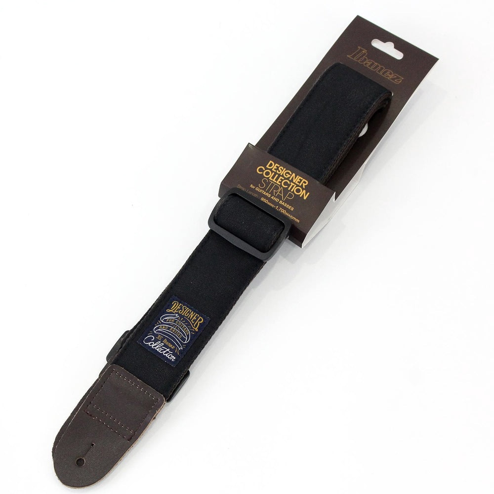 Ibanez DCS50-BK Black Designer Collection Guitar Strap - Reco Music Malaysia