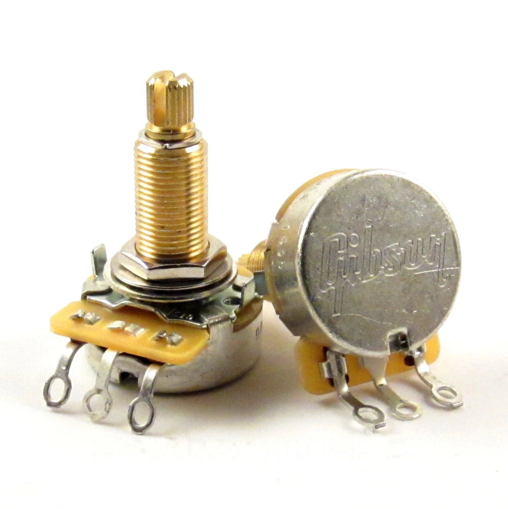 Gibson PPAT-500 Guitar Audio Taper Potentiometer 500K Long Shaft - Reco Music Malaysia