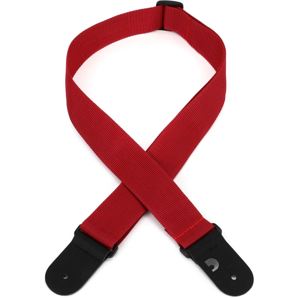 Planet Waves PWS101/RD 2inch Red Polypropylene Guitar Strap - Reco Music Malaysia