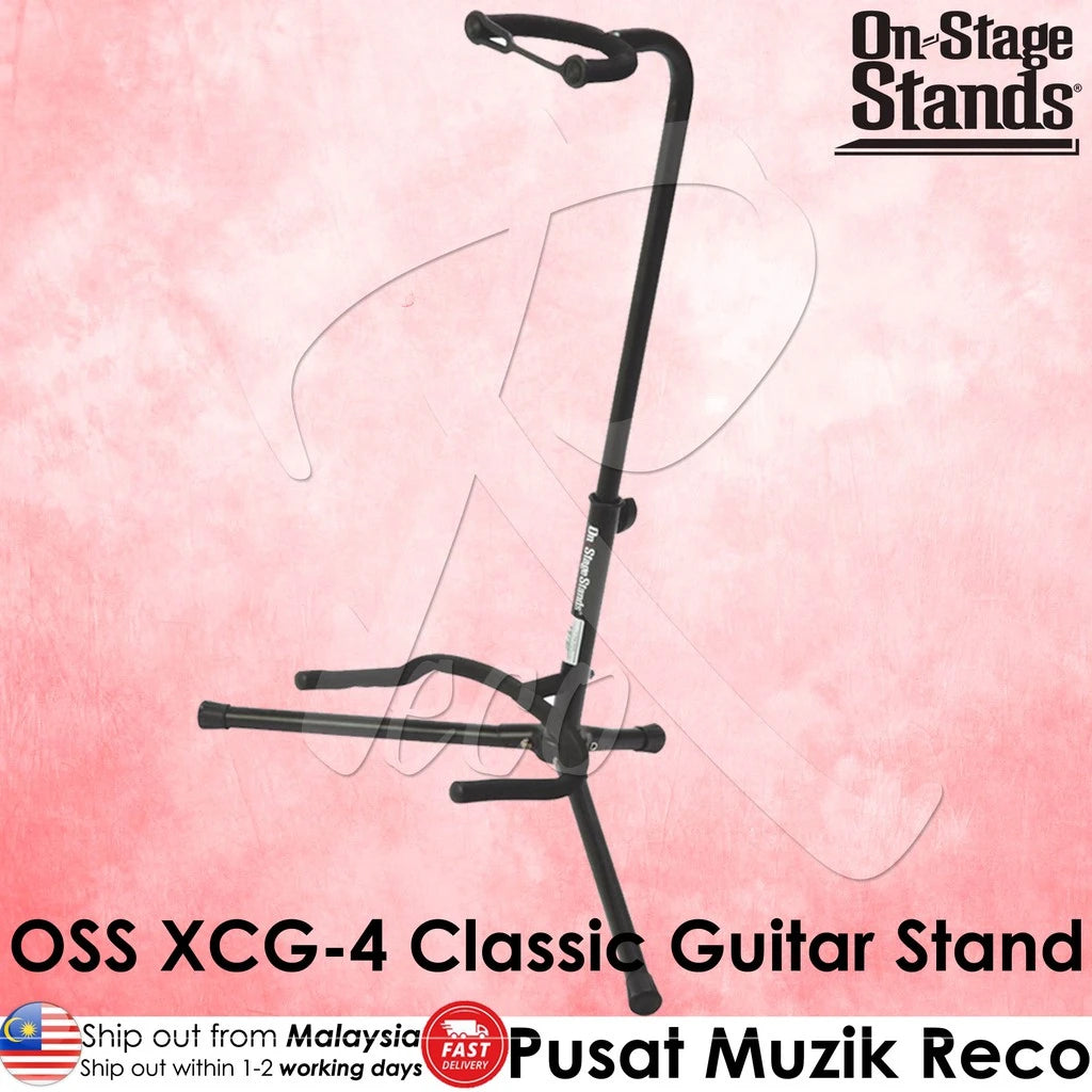 On-Stage Stands XCG-4 Single Tripod Guitar Stand - Reco Music Malaysia