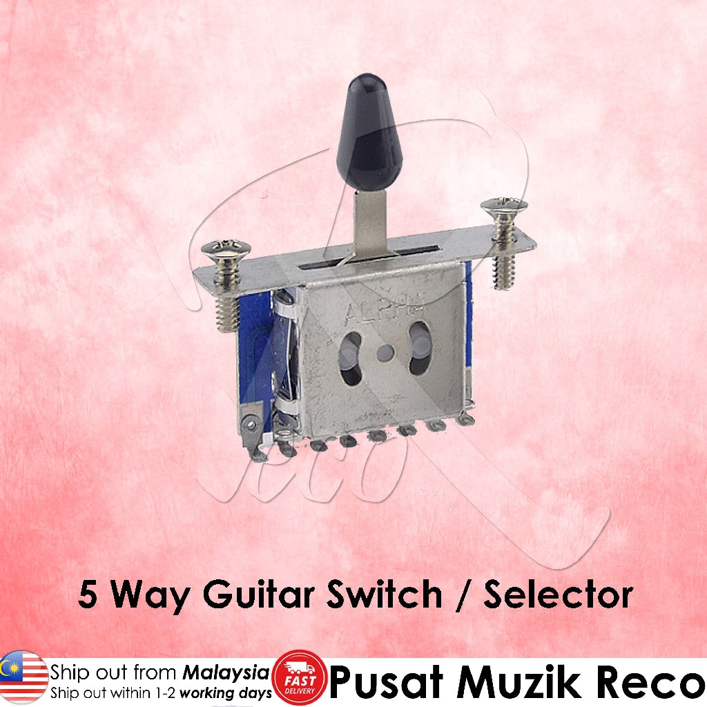 RM GF-0836BK Electric Guitar 5 Way Switch Pickup Selector - Reco Music Malaysia