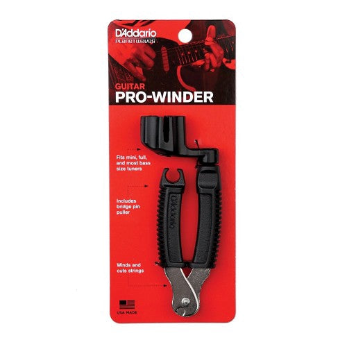 D'Addario DP002 Planet Waves Pro-Winder Guitar String Winder and Cutter - Reco Music Malaysia