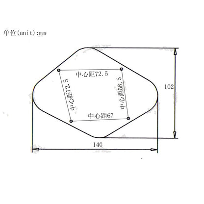 RM RLP100 3pcs Electric Guitar LP Pickguard Cavity Cover Switch Cover Black - Reco Music Malaysia