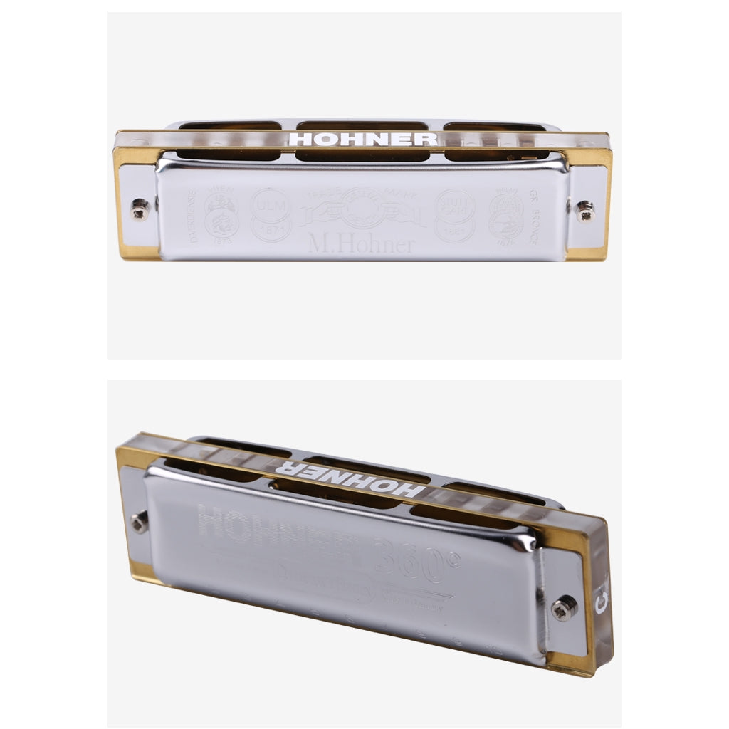 Hohner 360 Collectors Edition 10 Hole Diatonic Harmonica C Key - Reco Music Malaysia