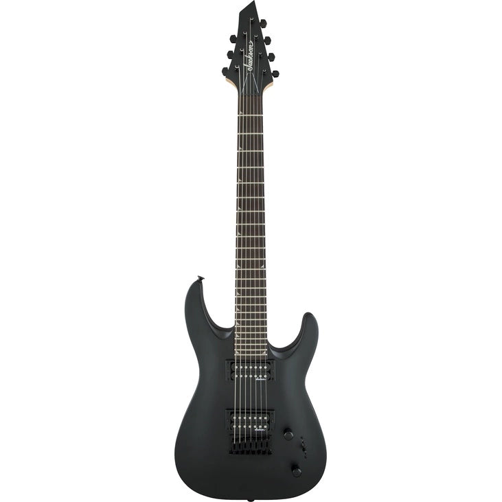 Jackson 2910132568 JS Dinky Arch Top JS22-7 DKA HT 24 Frets 7 String Electric Guitar, Amaranth Fingerboard, Satin Black - Reco Music Malaysia