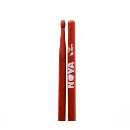 Vic Firth Nova N7AR Hickory Drumsticks Drum Stick Drumstick 7A Red - Reco Music Malaysia