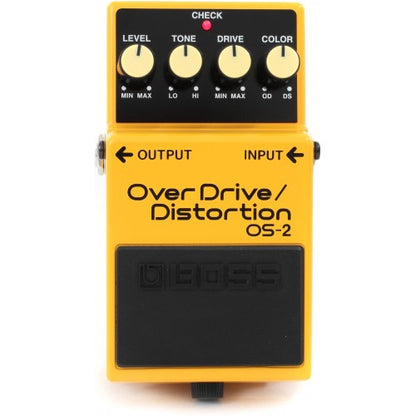 Boss OS-2 Overdrive Distortion Effect Pedal | Reco Music Malaysia