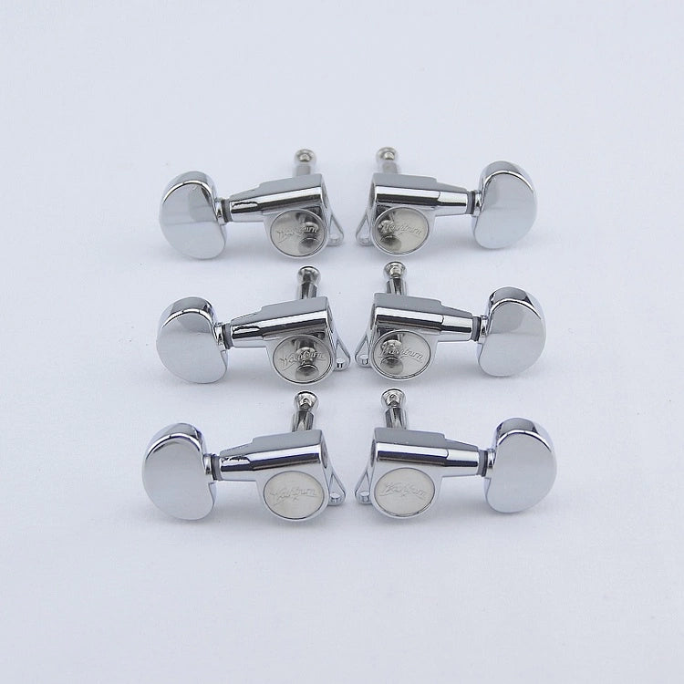 RM GF0788-CR Diecast 3R3L WB CHROME Acoustic Guitar Machine Head SET Tuning Peg Tuner - Reco Music Malaysia