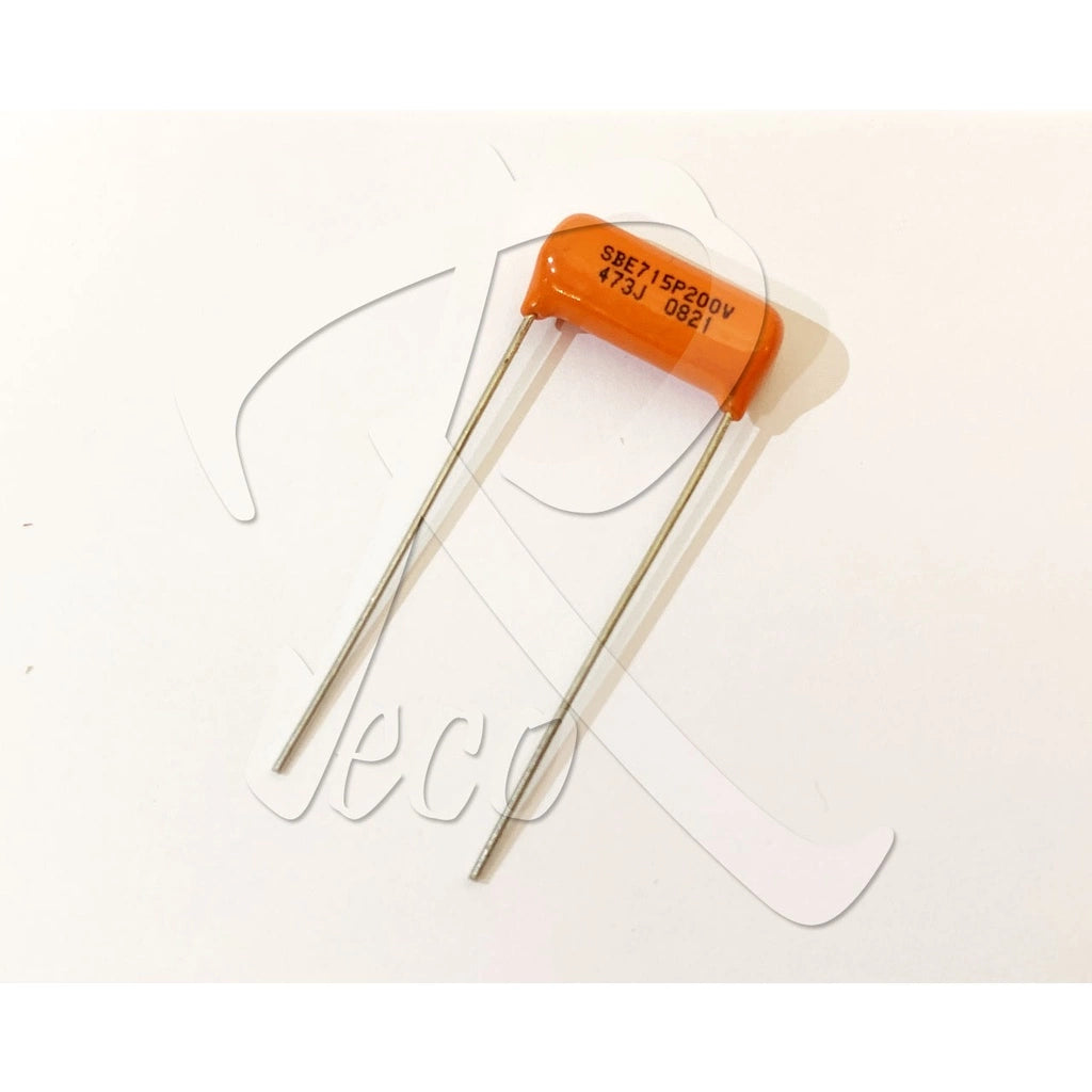 CDE Sprague Guitar Orange Drop Capacitor Tone Caps CDE225P 473K 0.047UF 200V - Reco Music Malaysia