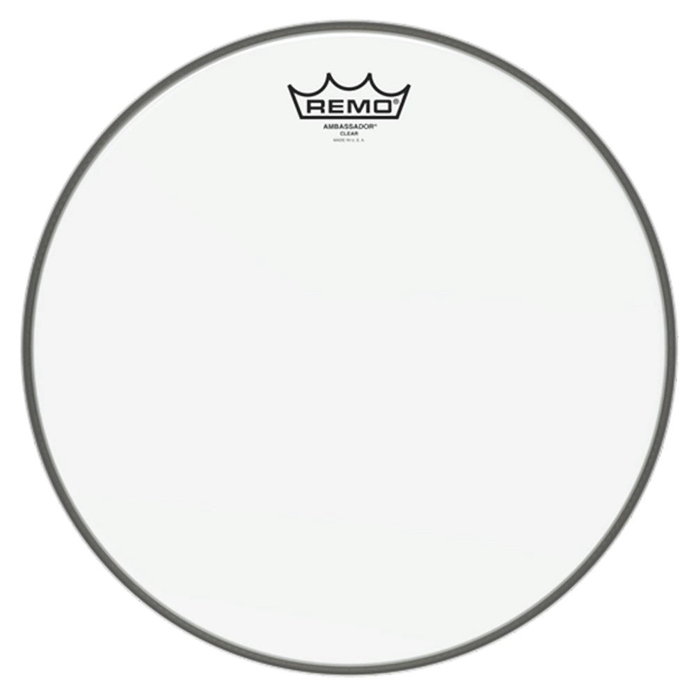 Remo BA-0312-00 Ambassador 12in Clear Tom Drum Head Drum Skin - Reco Music Malaysia