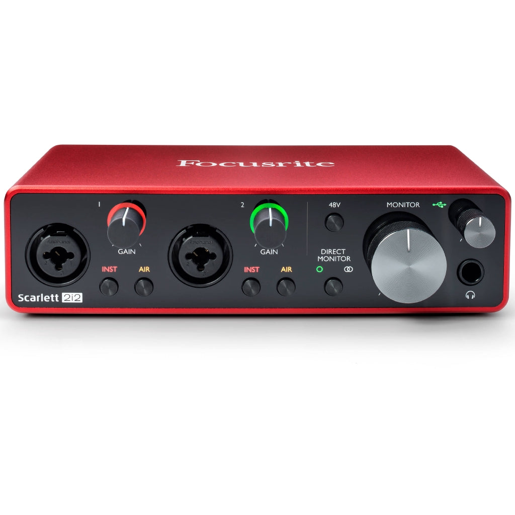 Focusrite Scarlett 2i2 2-in/2-out 3RD GEN USB-C Audio Interface | Reco Music Malaysia