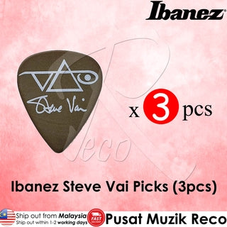 Ibanez B1000SV Steve Vai Signature Guitar Picks (3pcs) (Brown, Green, Pink) - Reco Music Malaysia