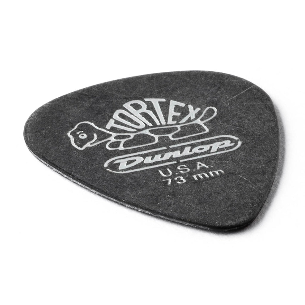 Dunlop 488P.73 Tortex Pitch Black Standard Guitar Picks Player Pack (12pcs) | Reco Music Malaysia