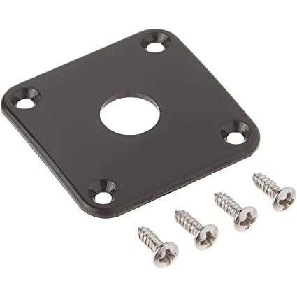 Gibson PRJP-010 Guitar Jack Plate, Black Plastic | Reco Music Malaysia