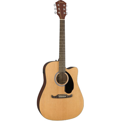 Fender FA-125CE Natural Dreadnought 6-String Acoustic-Electric Guitar - Reco Music Malaysia