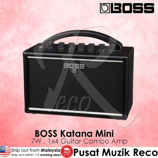 Boss Katana Mini - 7-watt Guitar Combo Amp - Reco Music Malaysia