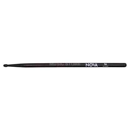 Vic Firth Nova N5AB USA Hickory Wood Tip Drumsticks 5A Black - Reco Music Malaysia