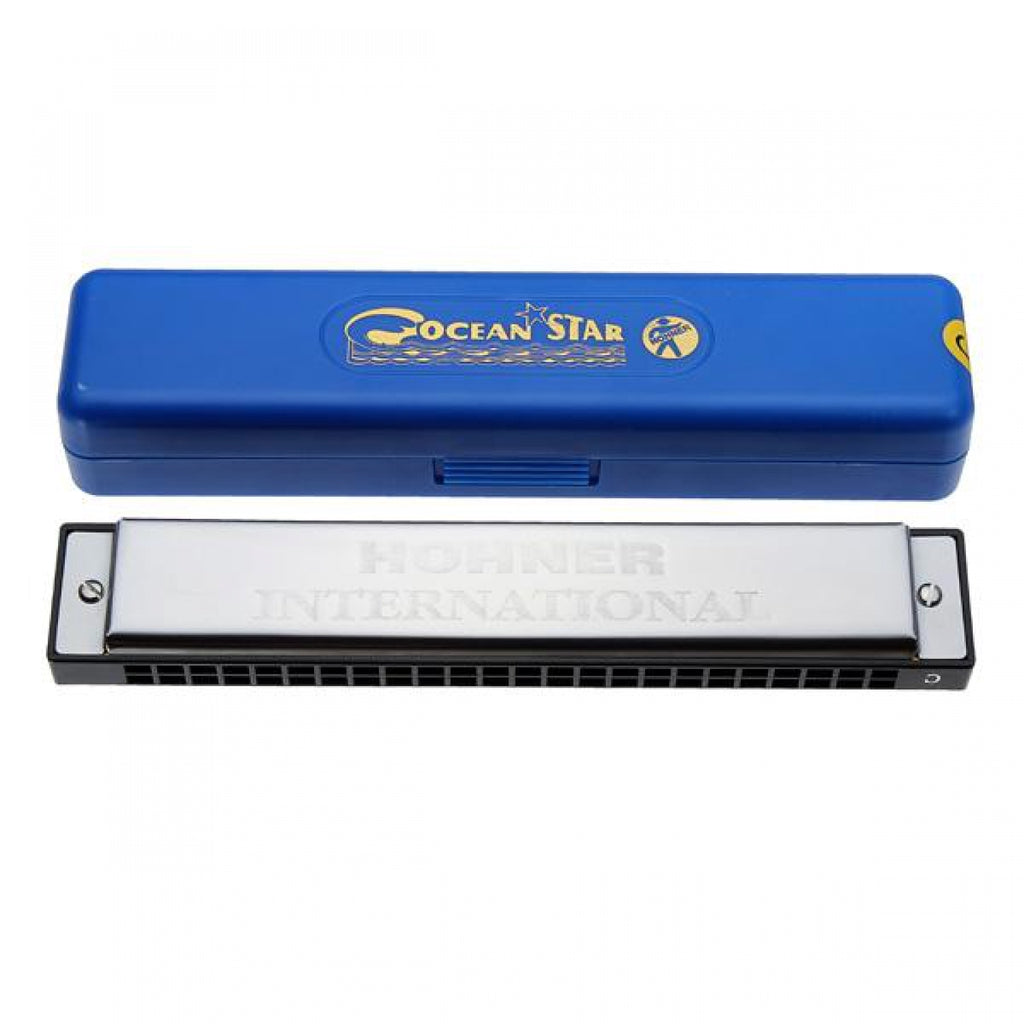 Hohner Ocean Star 48 Harmonica 24 Holes C Key (Side)- Reco Music Malaysia