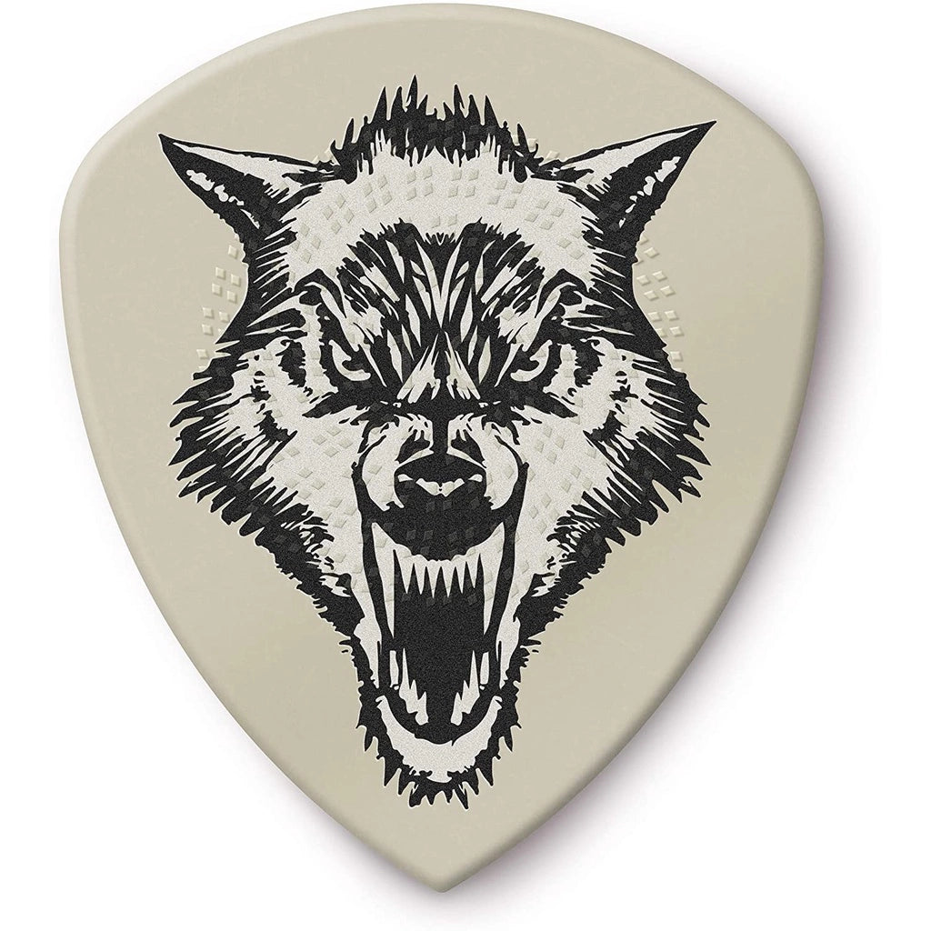 Jim Dunlop PH122P073 James Hetfield White Fang Custom Guitar Pick 0.73mm Guitar Picks Player Pack (6pcs) - Reco Music Malaysia