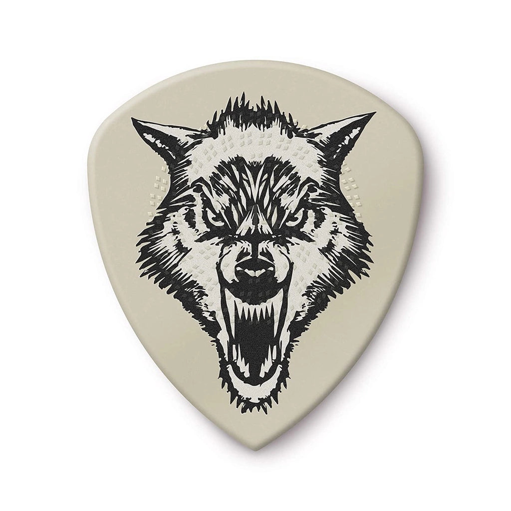 Jim Dunlop PH122P114 James Hetfield White Fang Custom Guitar Pick 1.14mm Guitar Picks Player Pack (6pcs) - Reco Music Malaysia