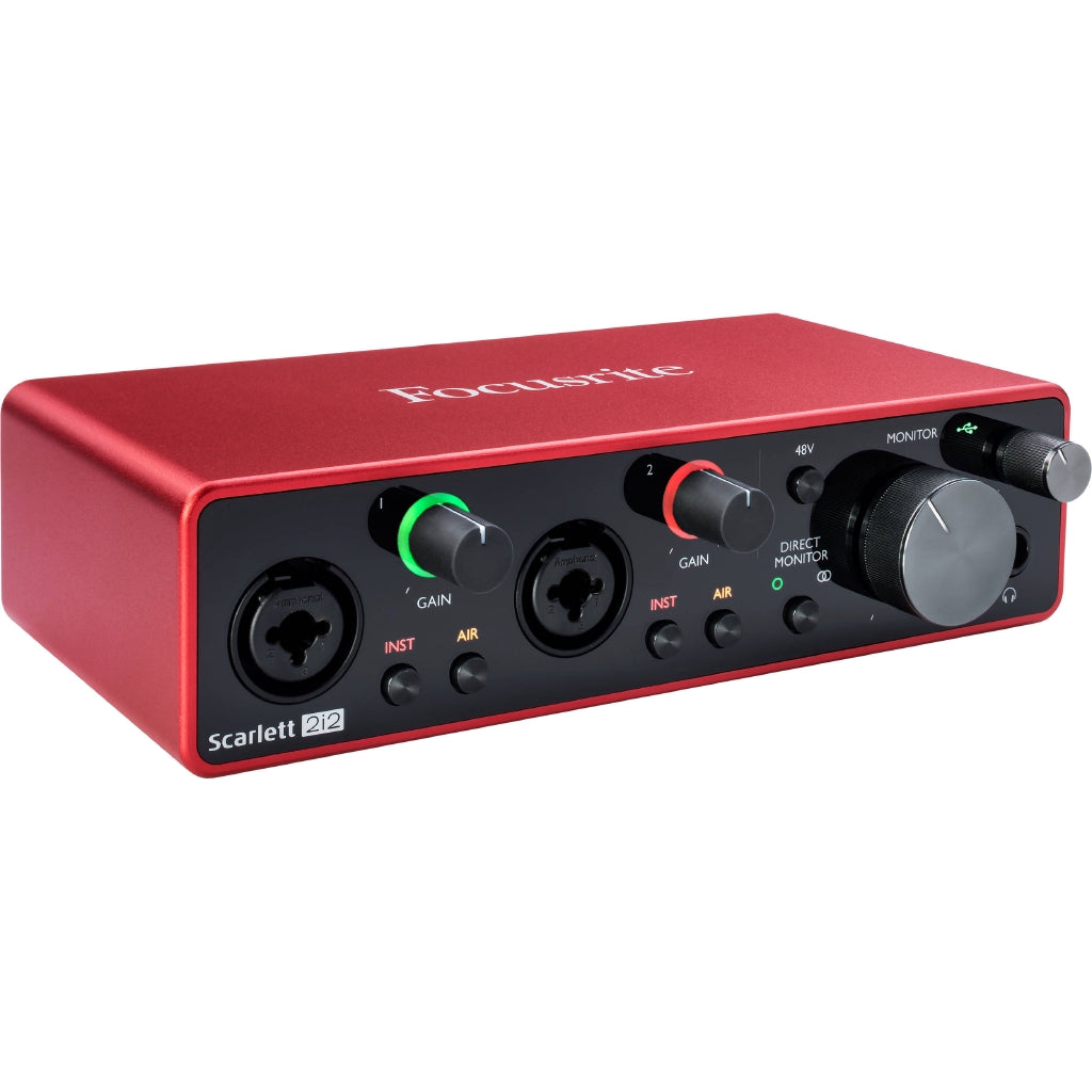 Focusrite Scarlett 2i2 2-in/2-out 3RD GEN USB-C Audio Interface | Reco Music Malaysia