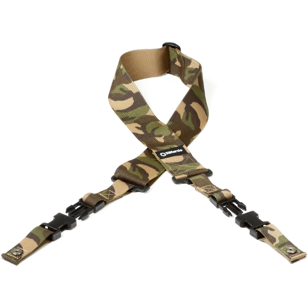 DiMarzio DD2200CM ClipLock Quick Release Guitar Strap, Camo - Reco Music Malaysia