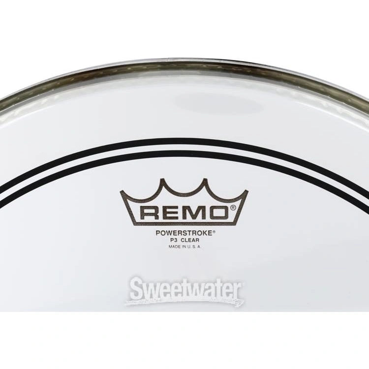 Remo P3-0313-00 Powerstroke P3 13" Clear Tom Drum Head Drum Skin - Reco Music Malaysia