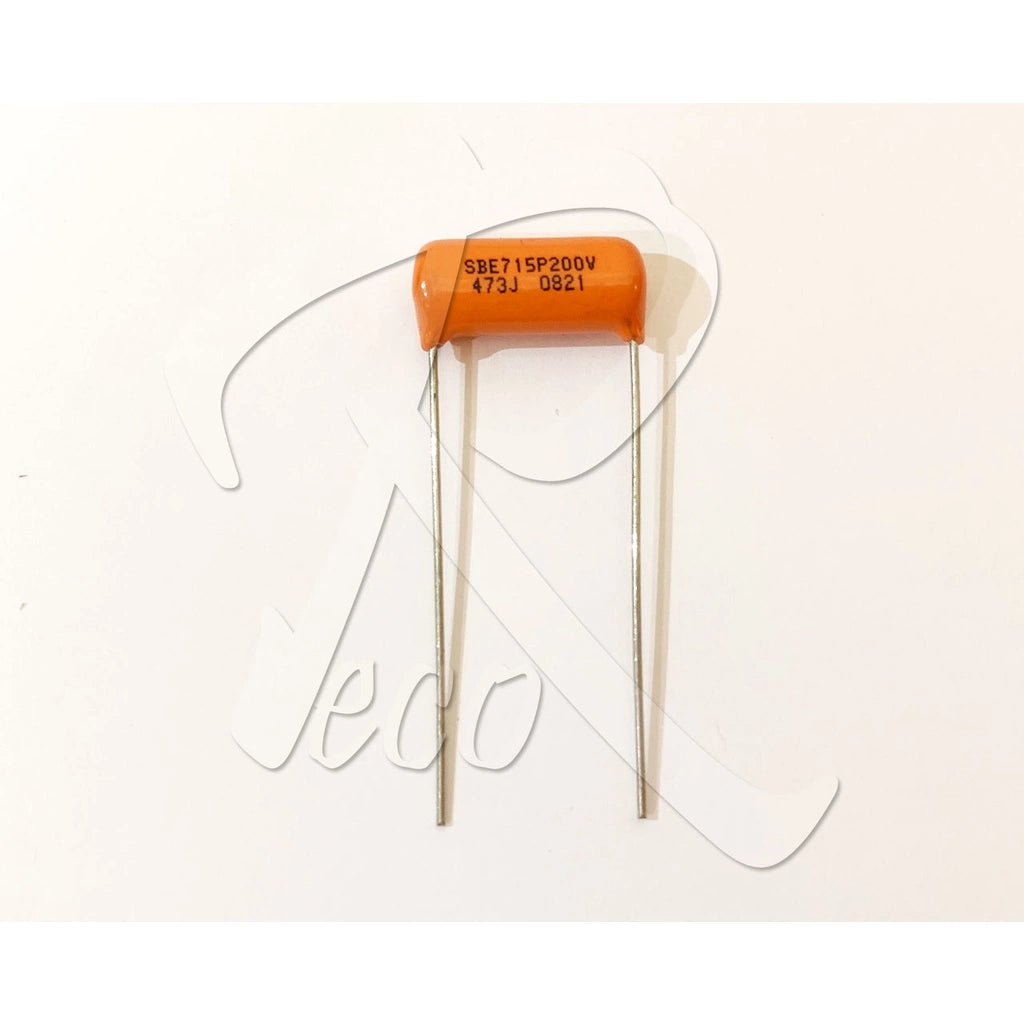 CDE Sprague Guitar Orange Drop Capacitor Tone Caps CDE225P 473K 0.047UF 200V - Reco Music Malaysia