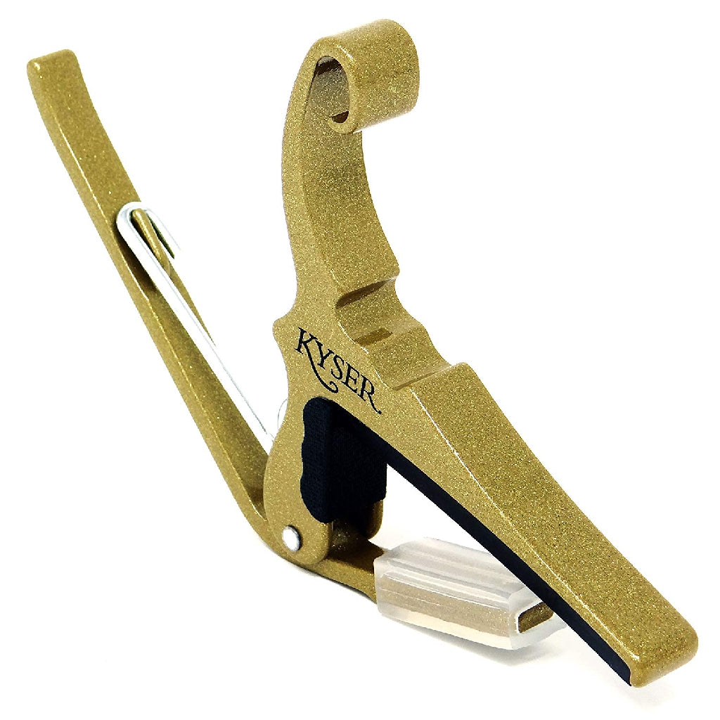 Kyser KG6GA Gold Quick Change Acoustic Guitar Capo - Reco Music Malaysia