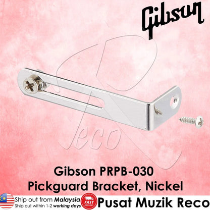 Gibson PRPB-030 Guitar Pickguard Bracket, Nickel - Reco Music Malaysia