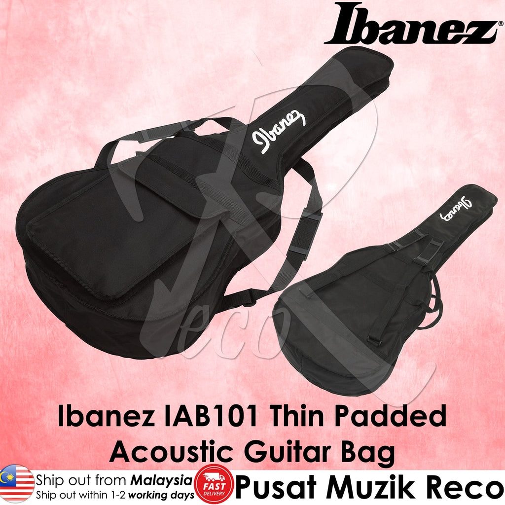 Ibanez IAB101 Basic Thin Padded Acoustic Guitar Bag - Reco Music Malaysia