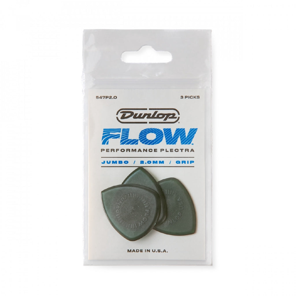 Dunlop 547P2.0 Flow Jumbo Grip Guitar Picks - Reco Music Malaysia