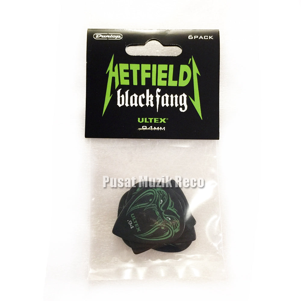 Jim Dunlop PH112P James Hetfield Black Fang Guitar Picks Player Pack (6pcs) | Reco Music Malaysia