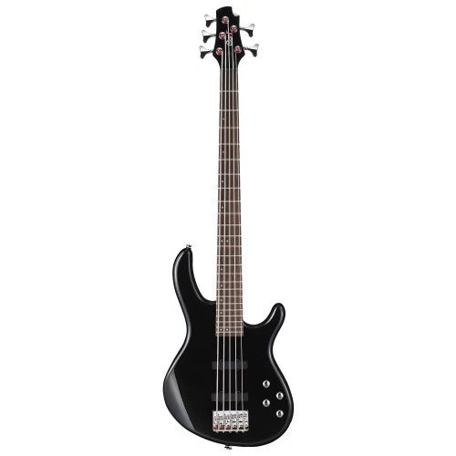 Cort Action V Plus BK 5 String Bass Guitar Black - Reco Music Malaysia